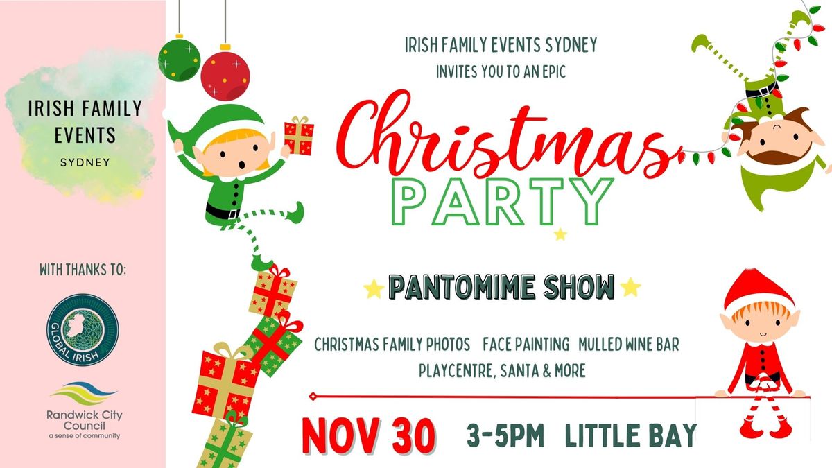 SOLD OUT - CHRISTMAS PARTY - 30 NOV - LITTLE BAY