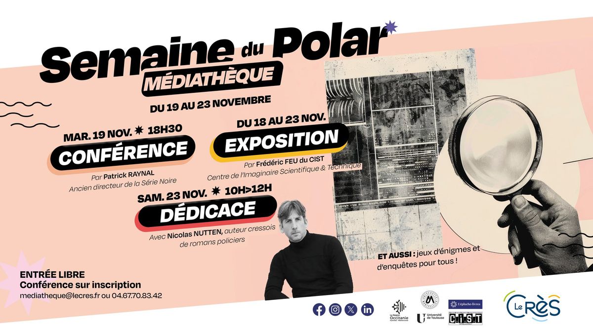 Semaine du Polar - M\u00e9diath\u00e8que - Le Cr\u00e8s