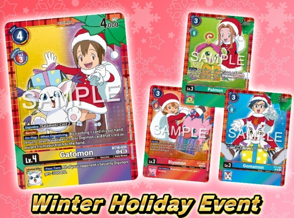 Digimon Winter Holiday Event