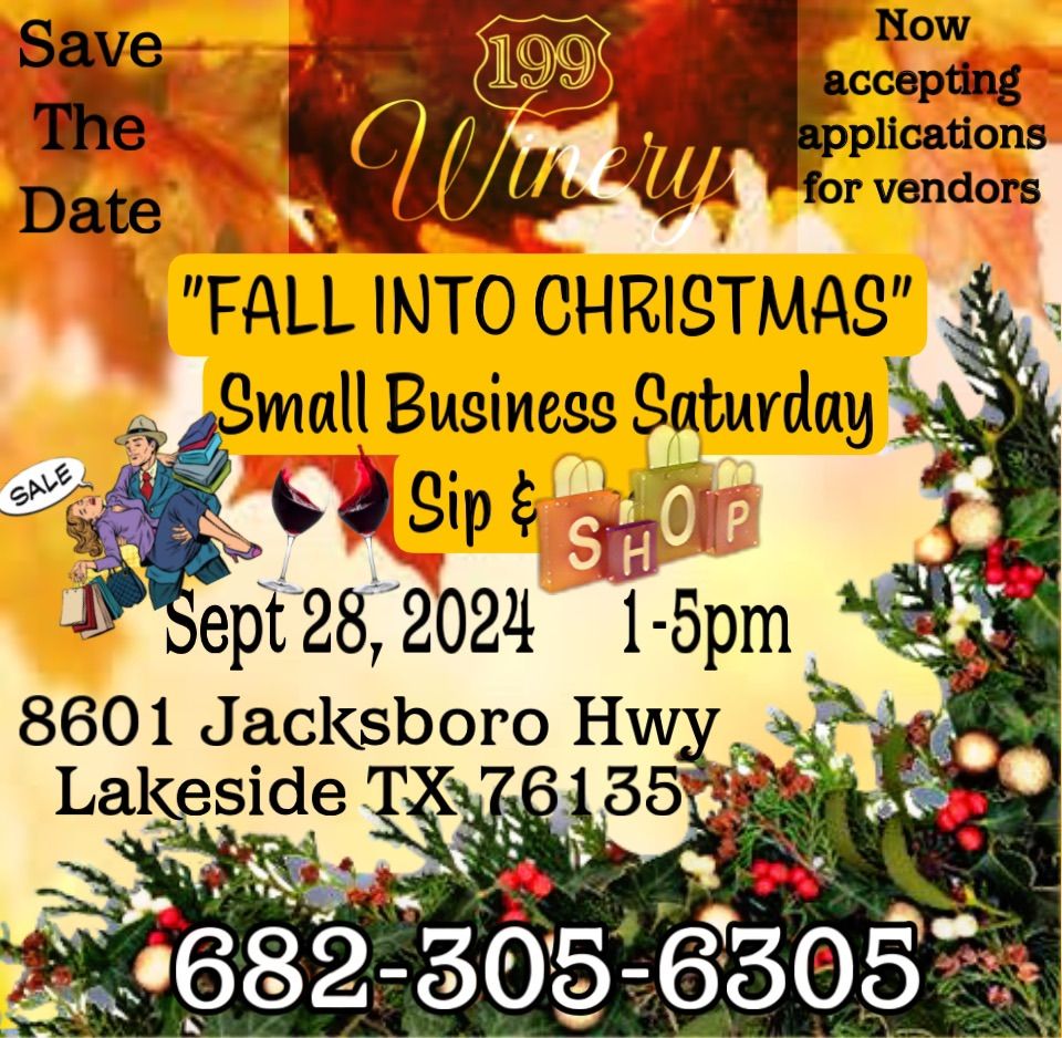 \u201cFall Into Christmas\u201d Sip & Shop