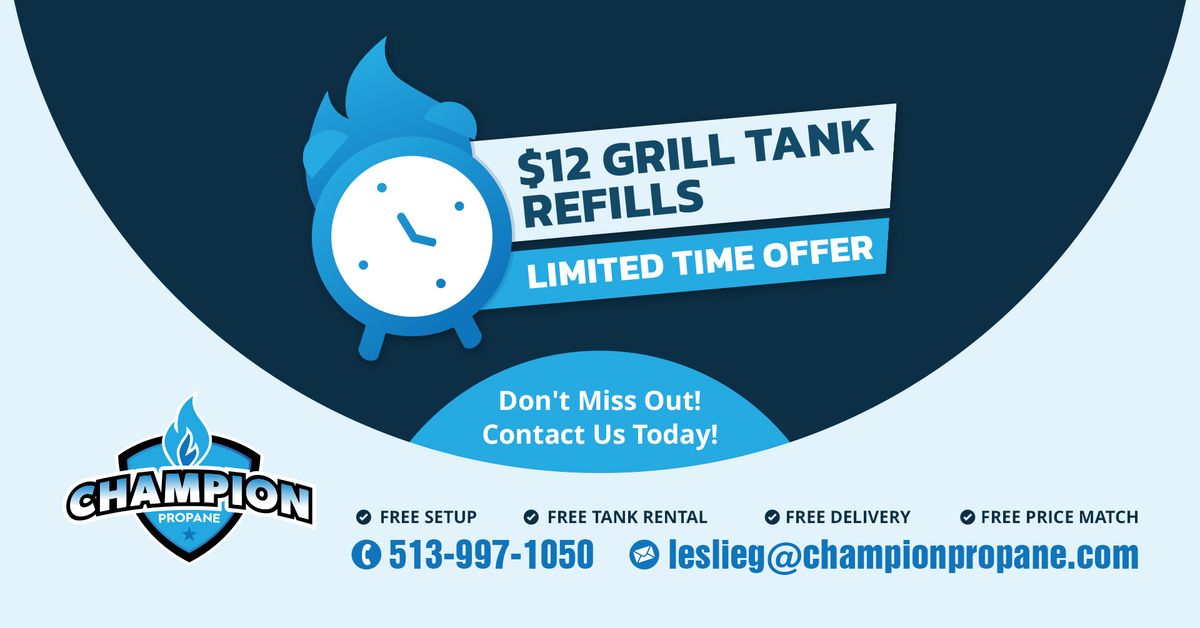 $12 Grill Tanks Refill Day! 