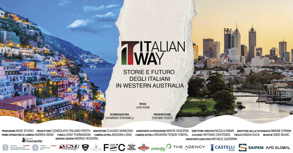 Film  Screening "Italian Way" at Luna on SX - Fremantle