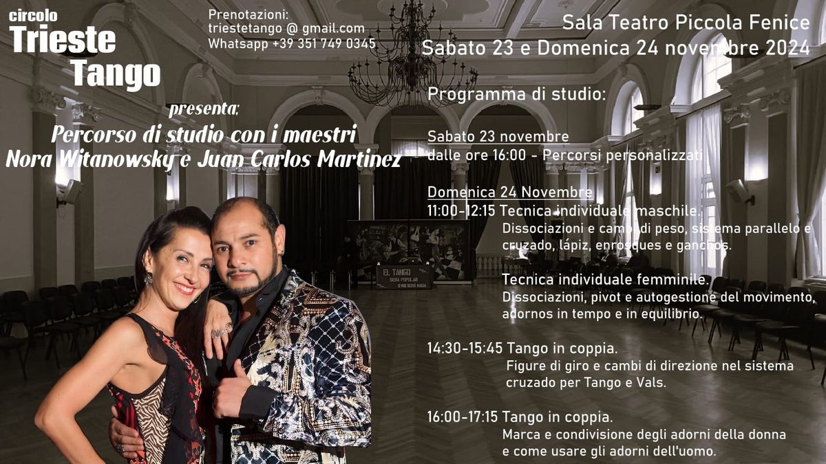 A lezione con Nora & Juan!!! - 23 e 24 novembre 