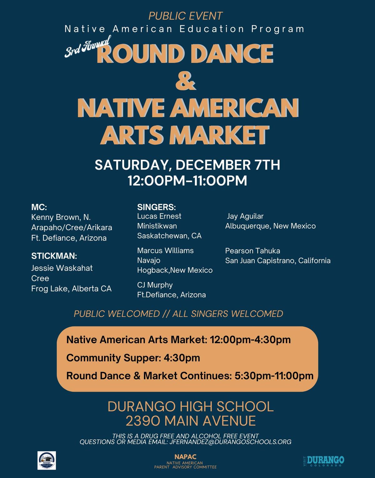 3rd Annual Round Dance & Native American Arts Market