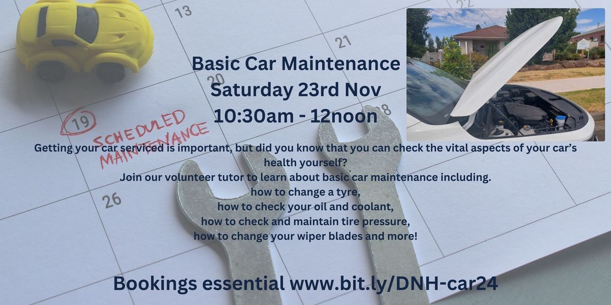 Basic Car Maintenance Workshop