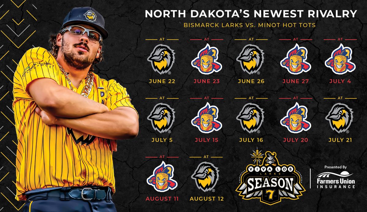 Bismarck Larks at Minot Hot Tots at Corbett Field