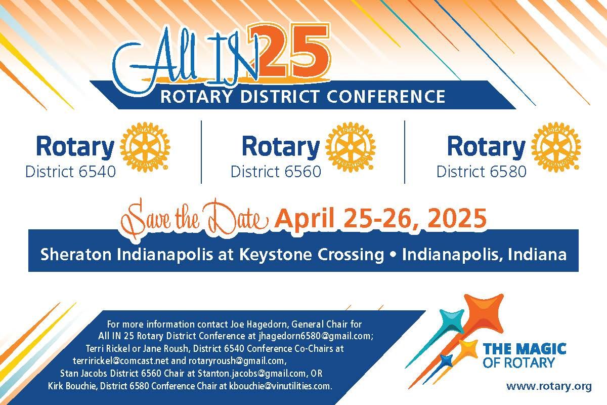 All IN 25 - Rotary District Conference 