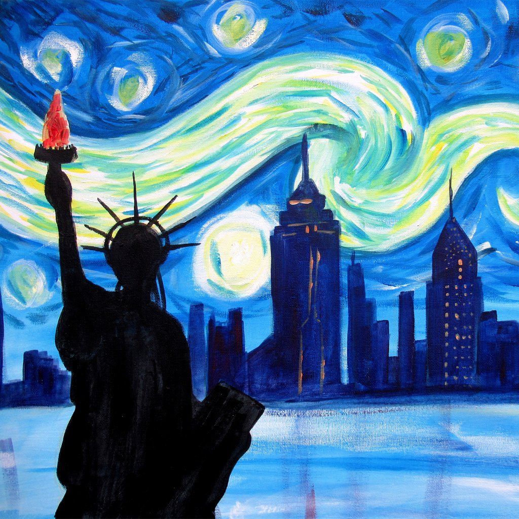 Paint starry night over New York! Liverpool