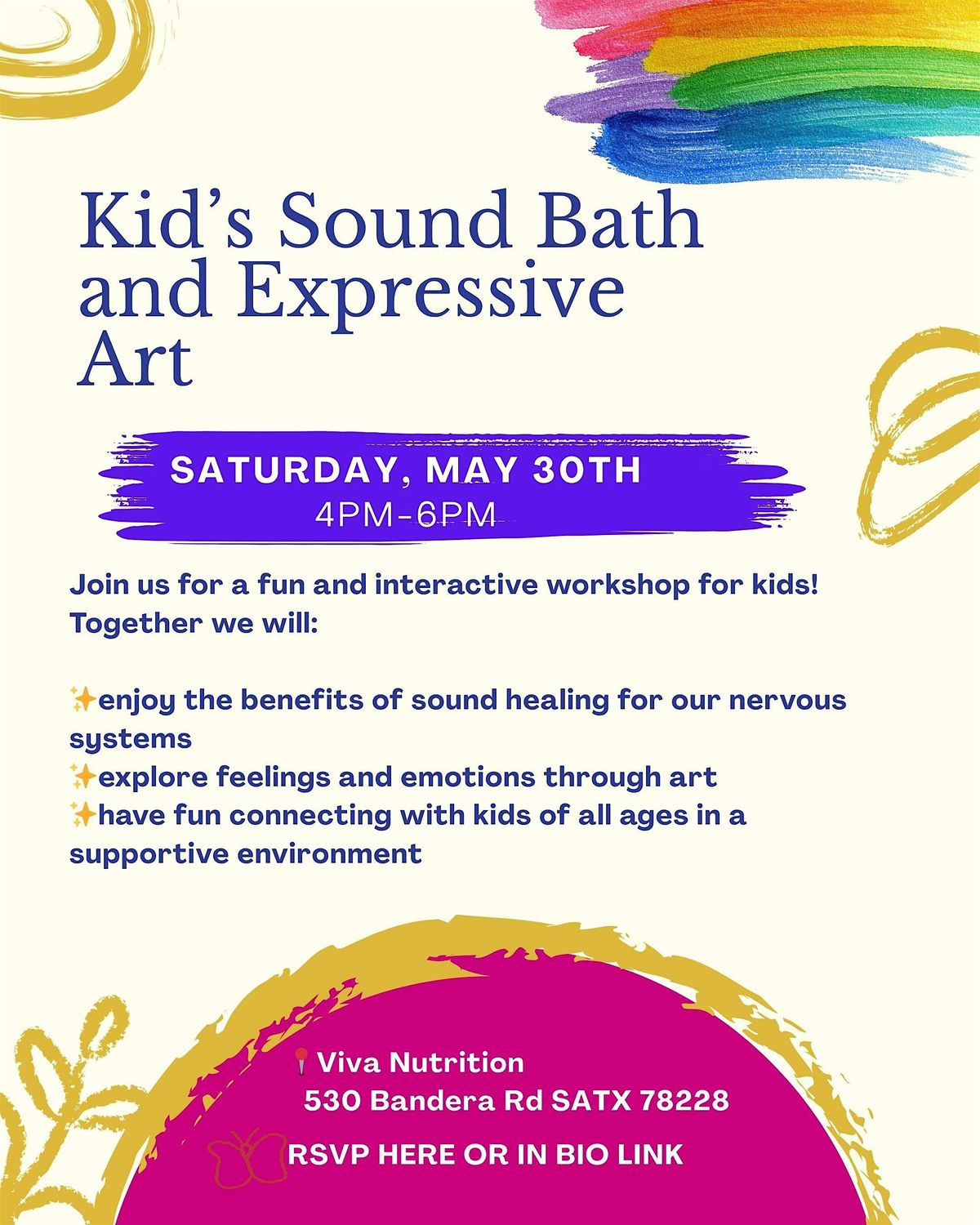 Kid's Soundbath and Expressive Arts