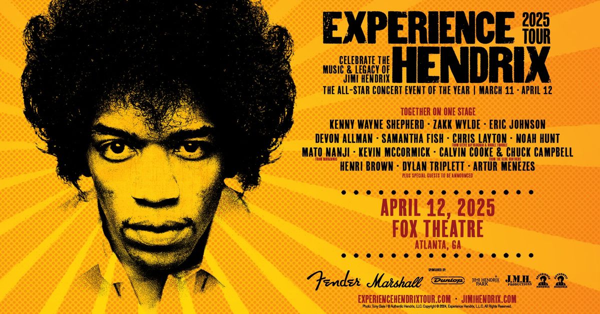 2025 Experience Hendrix Tour