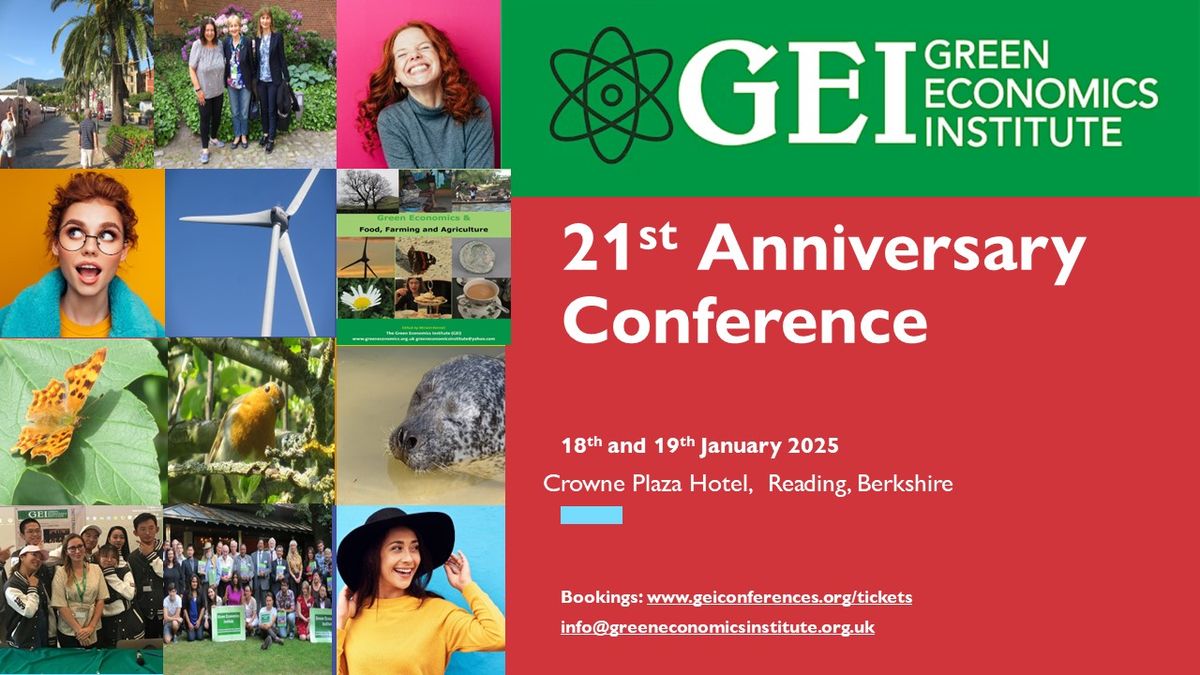 21 years of the Green Economics Institute Conference 