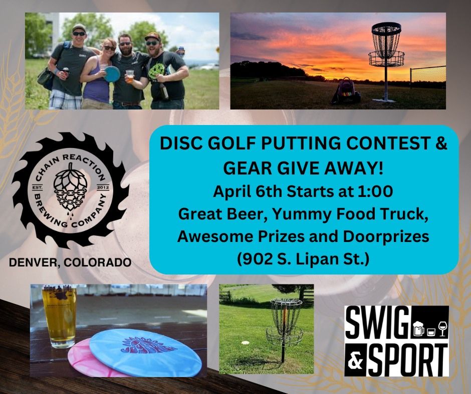 Disc Golf Putting Contest - Winner Prizes & Door Prizes!