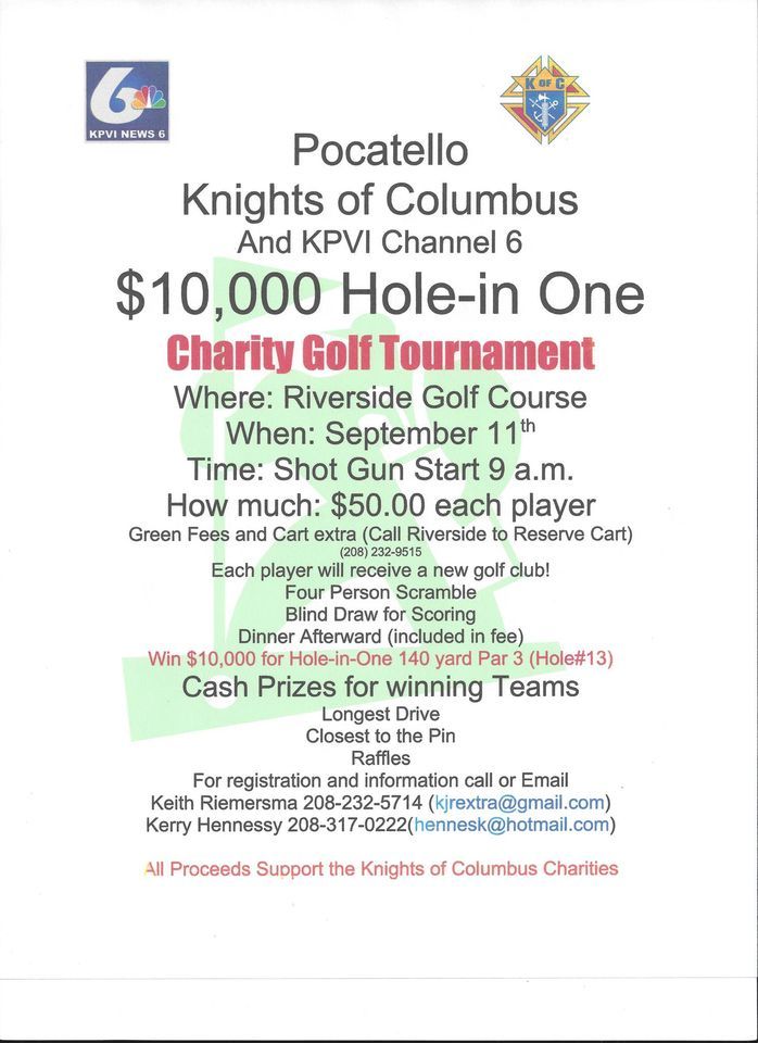 Knights of Columbus Charity Golf Tournament, Riverside Golf Course