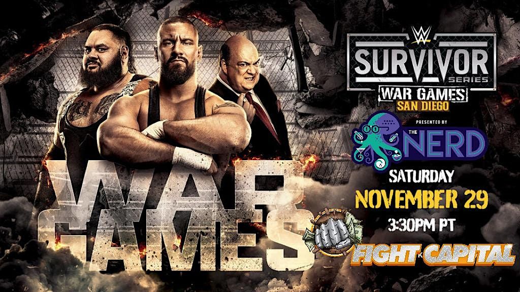 WWE Survivor Series War Games Watch Party at The Nerd
