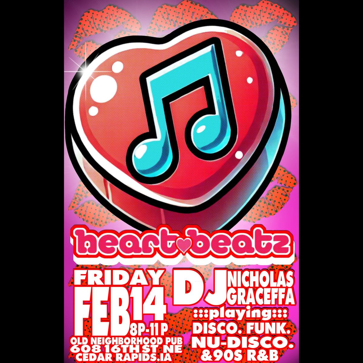 HeartBeatz at Old Neighborhood Pub Friday Feb 14