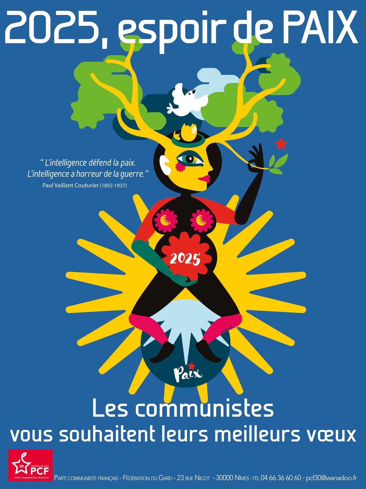 Pr\u00e9sentation des v\u0153ux des communistes du Gard pour 2025