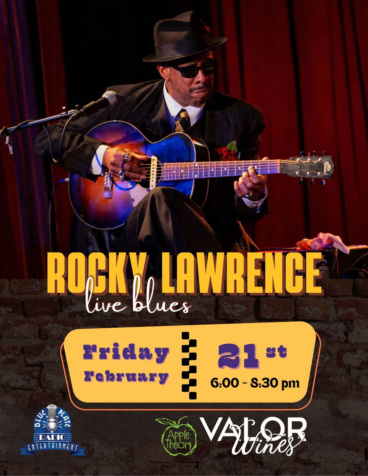 Legendary Blues with Rocky Lawrence!