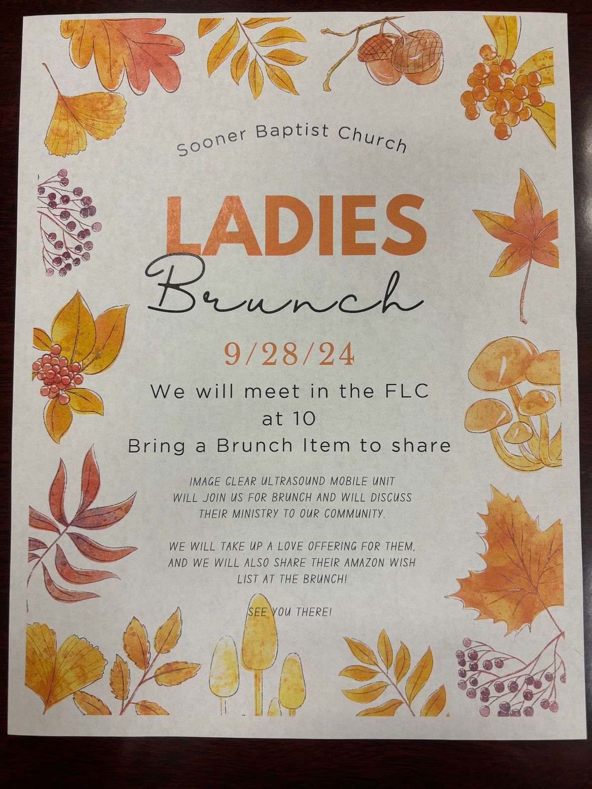 Ladies Fall Brunch 