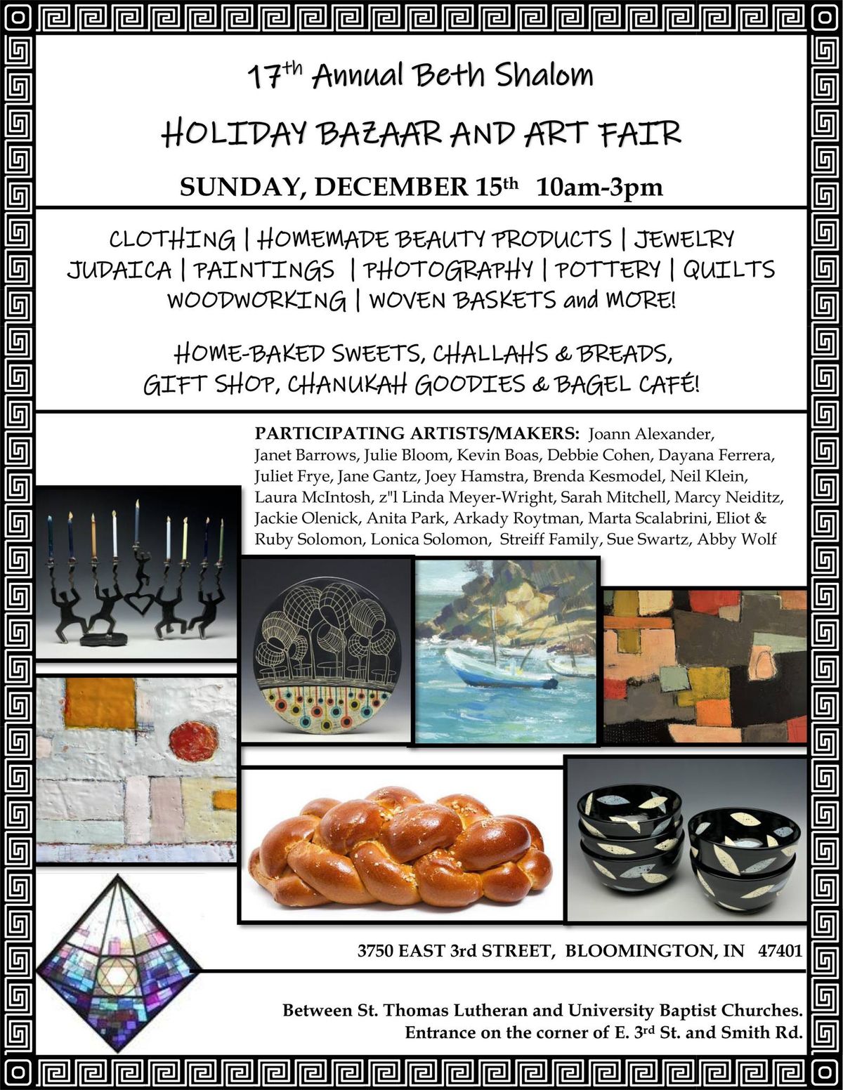 17th Annual Beth Shalom Holiday Bazaar & Art Fair