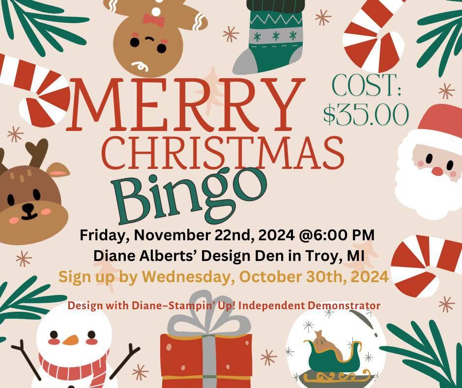 Merry Christmas Stampin'BINGO