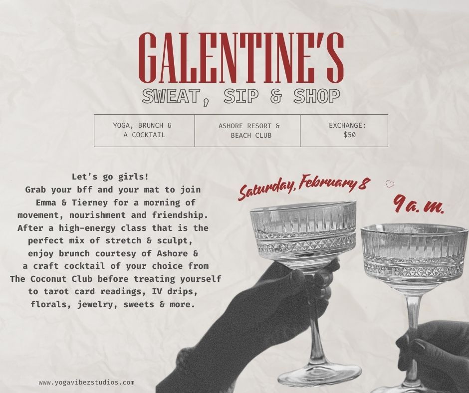 Galentine's Sweat, Sip & Shop