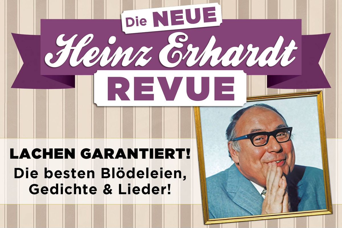 Die neue Heinz Erhardt Revue - mit Patrick L. Schmitz & Ensemble - in M\u00f6nchengladbach im Kunstwerk