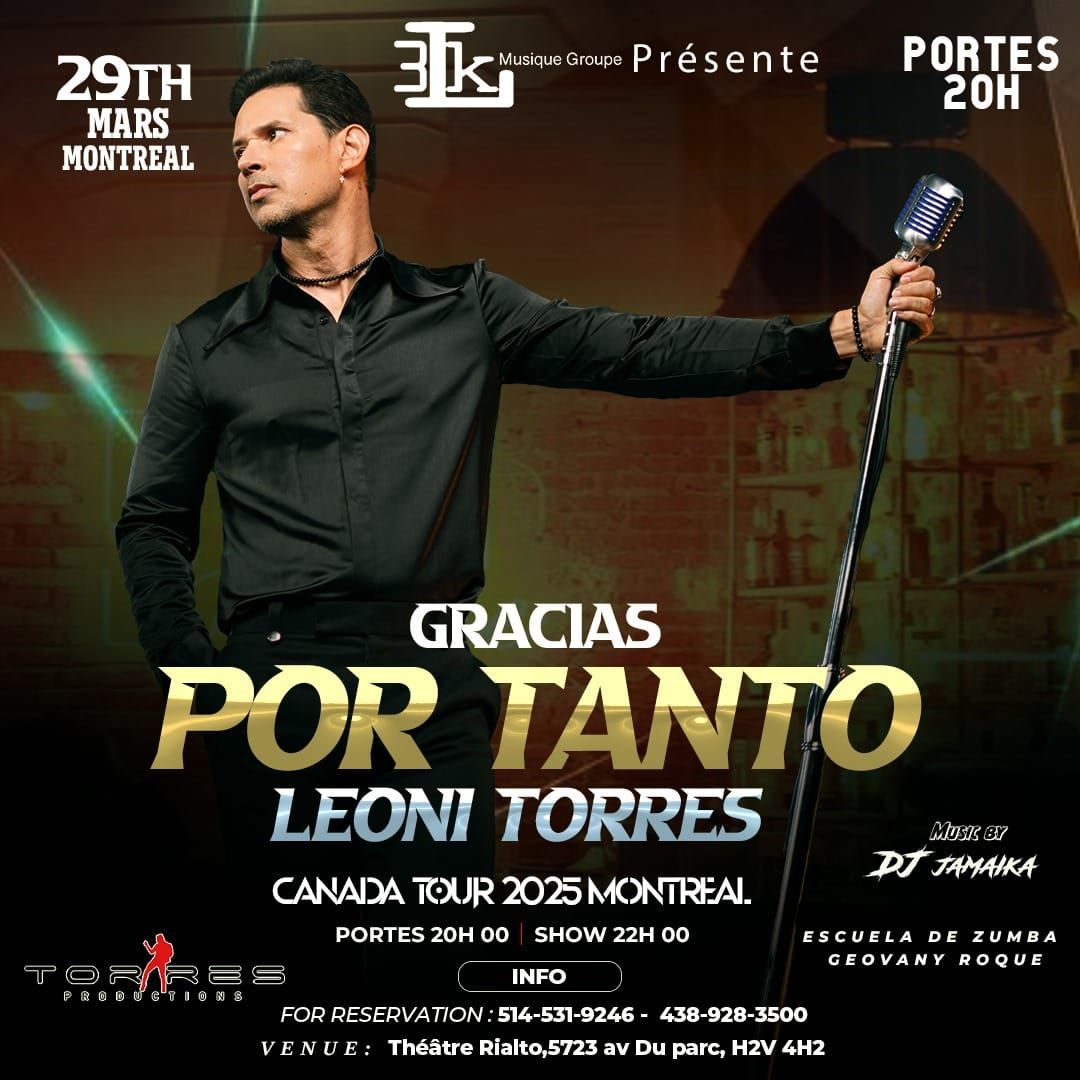 Leoni Torres Concert Montreal