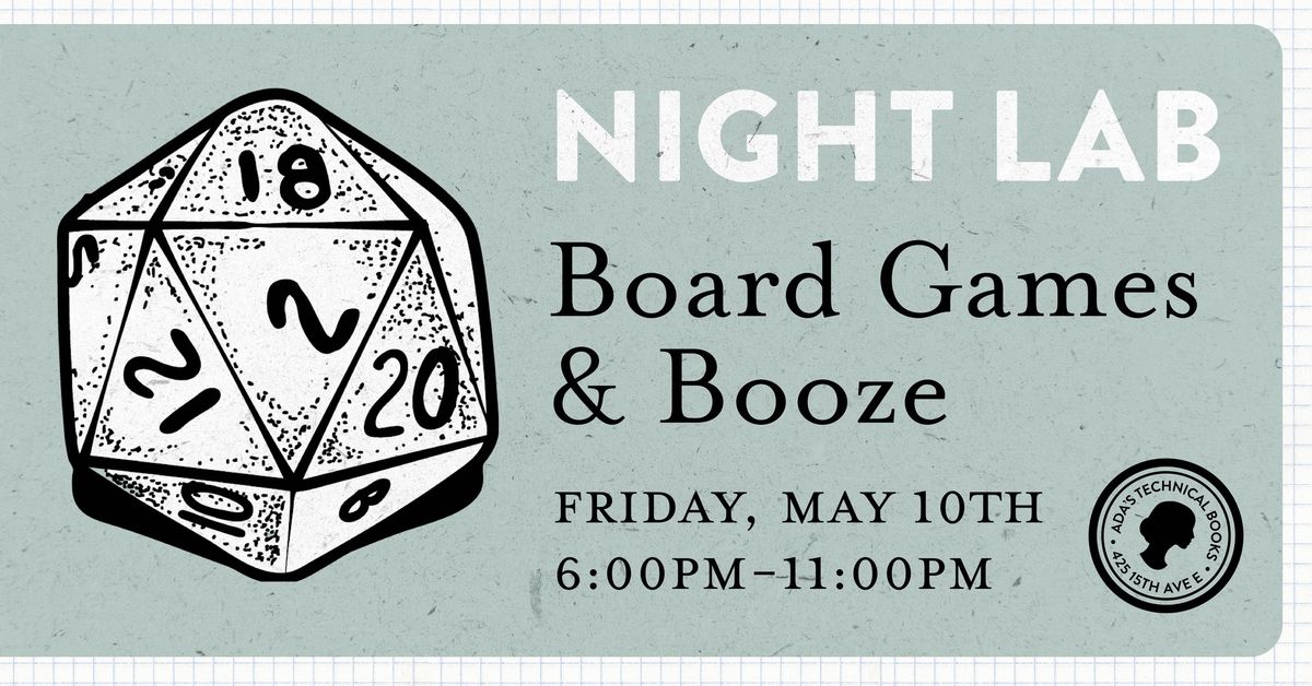 Board Games & Booze