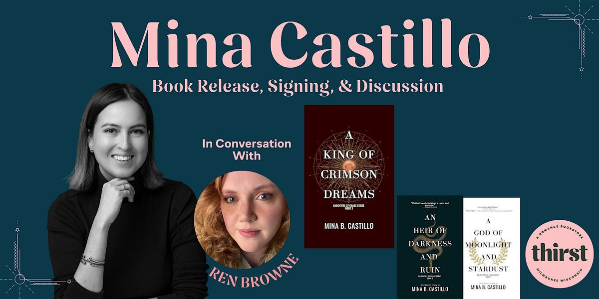 A King of Crimson Dreams by Mina Castillo Book Launch