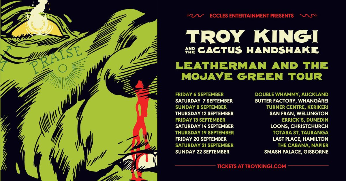 Troy Kingi & The Cactus Handshake - 'Leatherman & The Mojave Green' Tour | Auckland