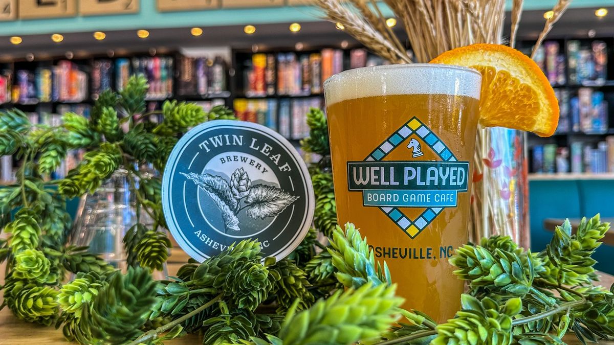 Games Wit Friends - Belgian Style Wit Beer Release with Well Played Cafe & Twin Leaf Brewing
