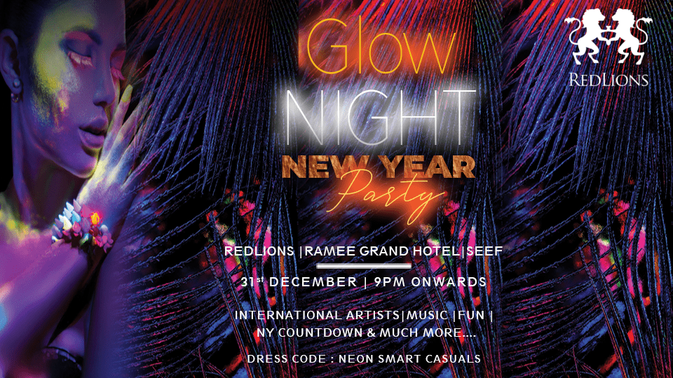 Glow Night New Year Party at Ramee Grand Hotel