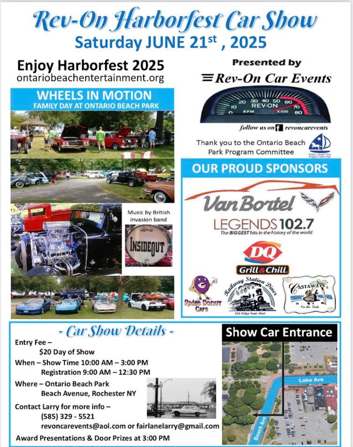 REV-ON CAR EVENTS - HARBOR FEST CAR SHOW