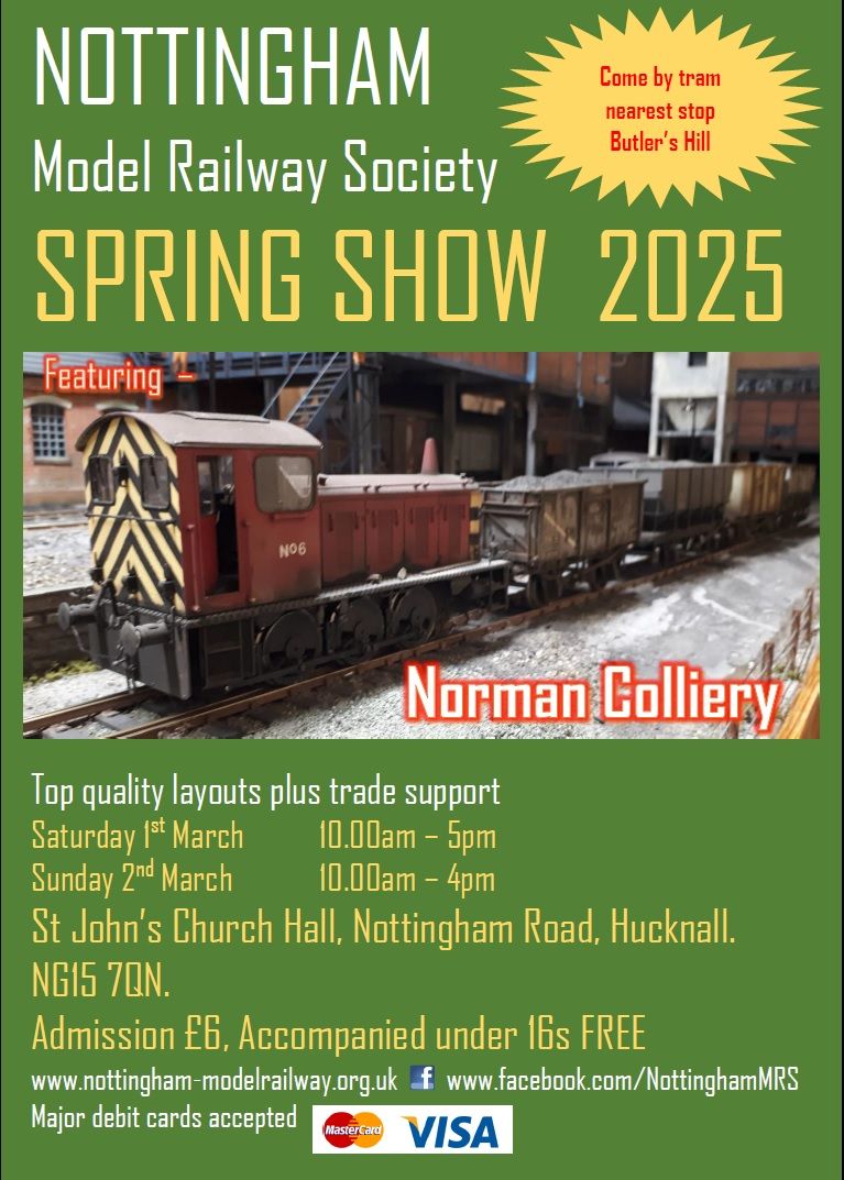 Nottingham Model Railway Society 2025 Spring Show