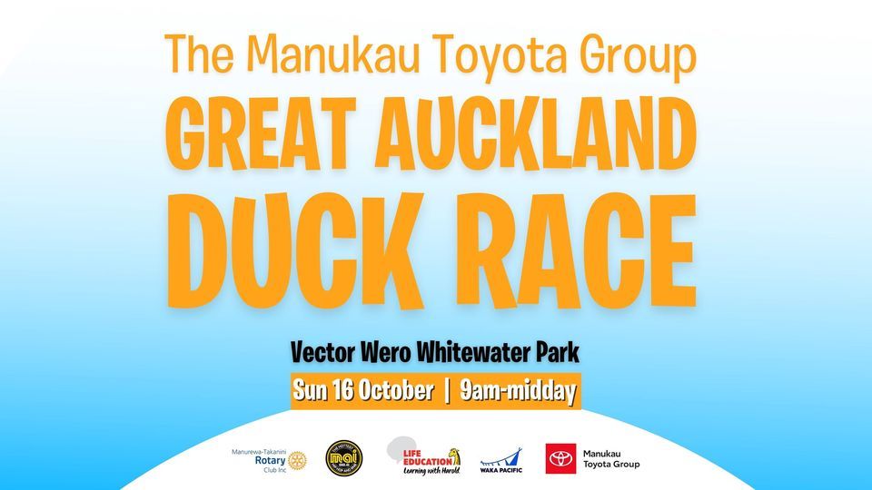 The Manukau Toyota Group Great Auckland Duck Race 2022