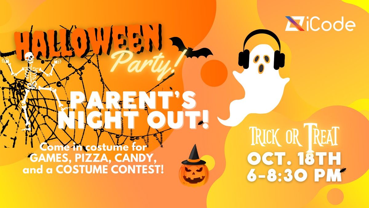 Halloween Party at iCode | PIZZA, CANDY, COSTUME PARTY