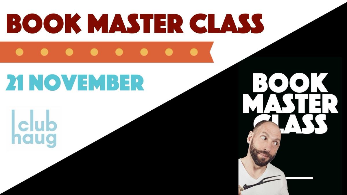 Shtick Fest presents: Adam Bloom Book Masterclass