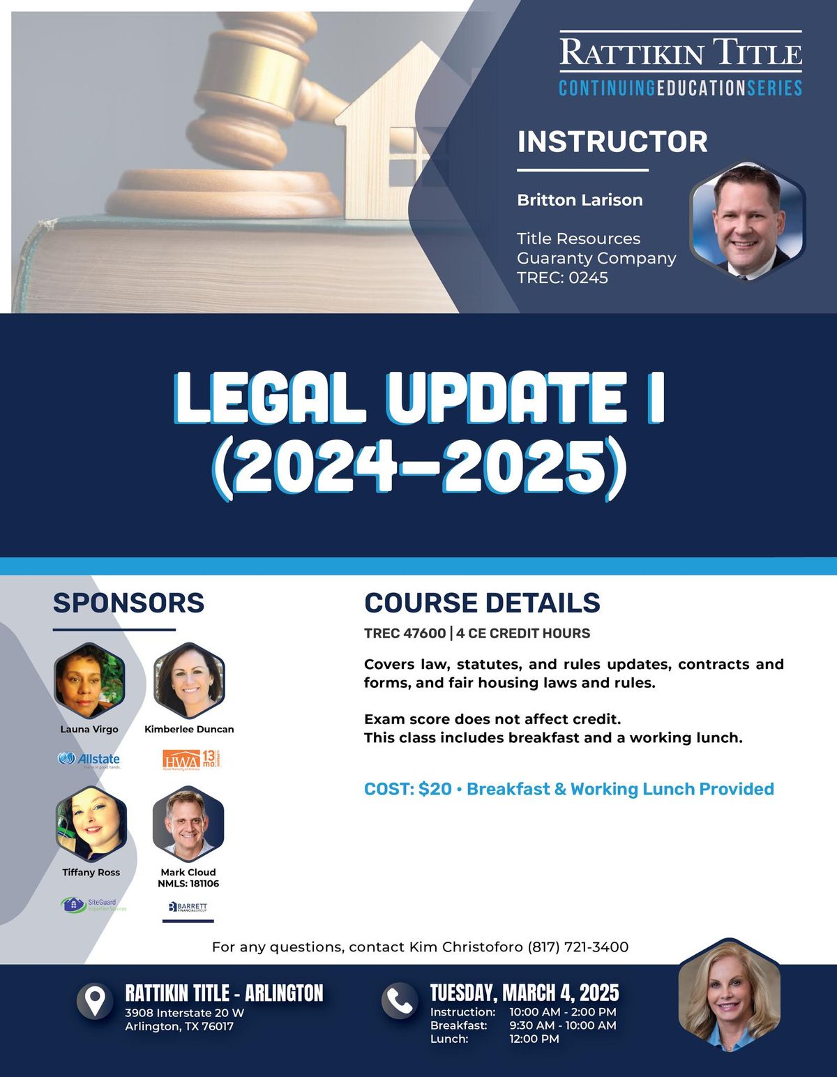 Legal Update I