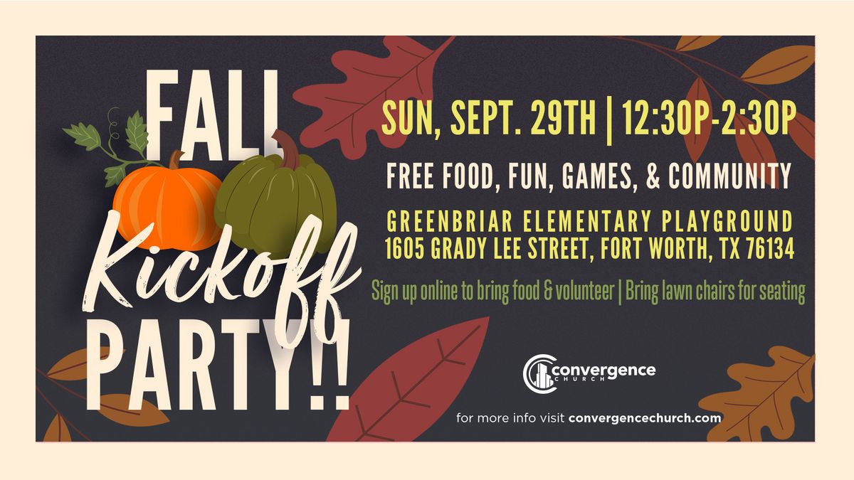 Fall Kickoff Party