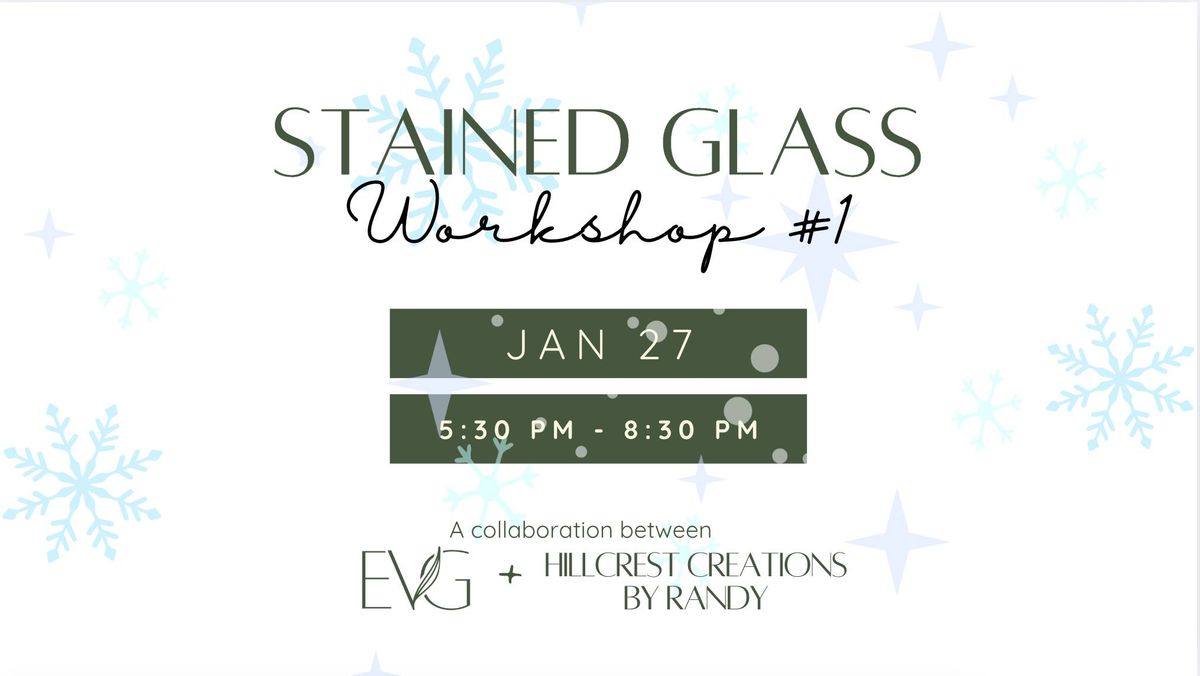 Winter-Themed Stained Glass Workshop #1