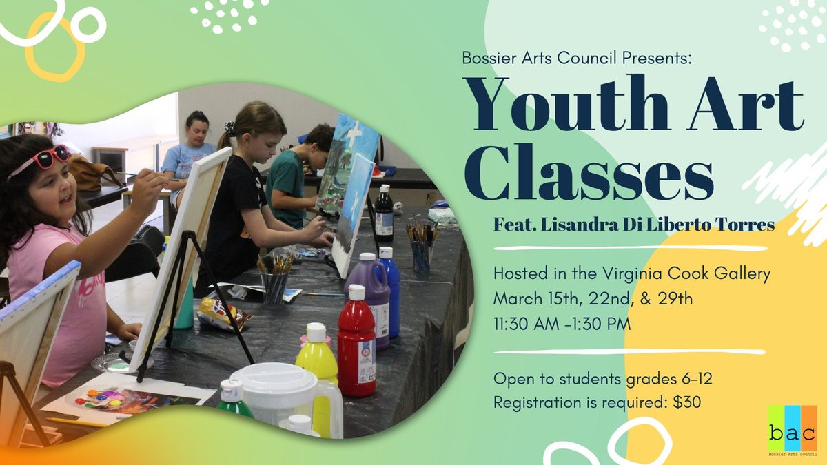 Youth Art Classes - March 2025