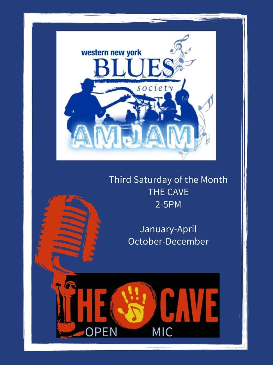 AMJAM BLUES OPEN JAM AT THE CAVE