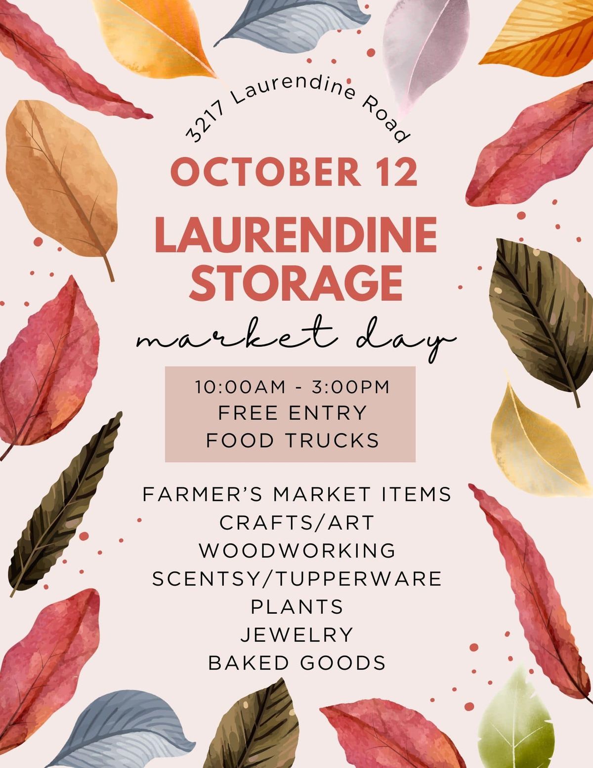 Laurendine Storage Market Day