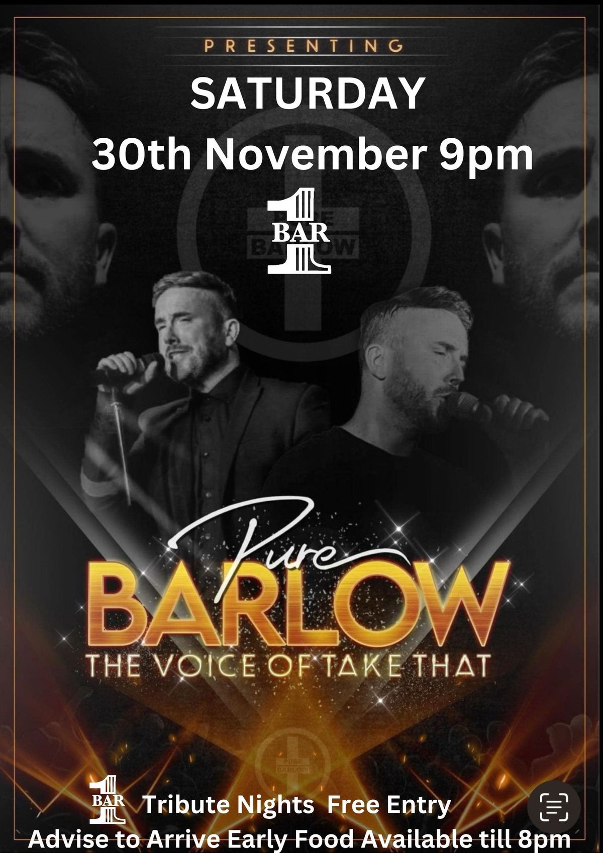 Gary Barlow Tribute Night 