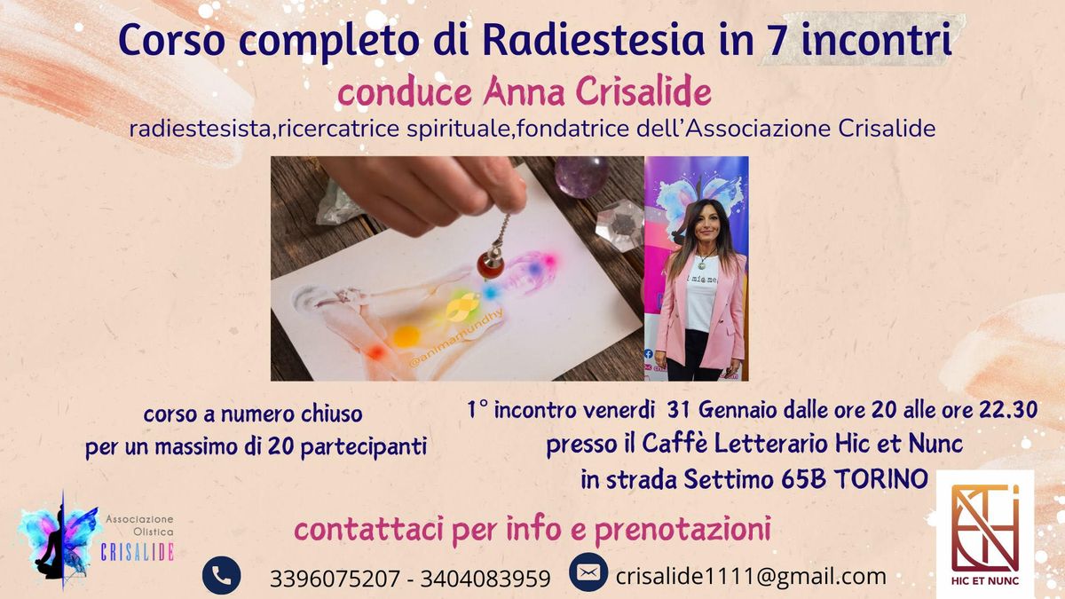 Corso completo di Radiestesia in 7 incontri