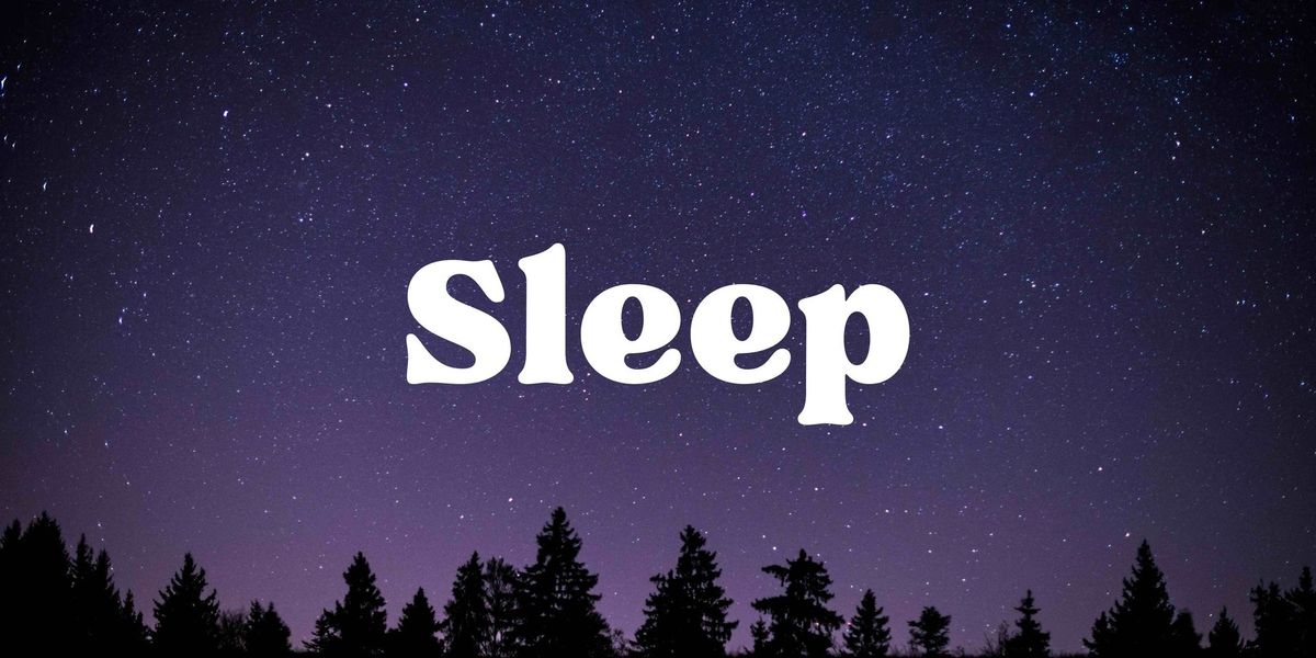 'Sleep: Learn to rest' 4-weeks weekend course