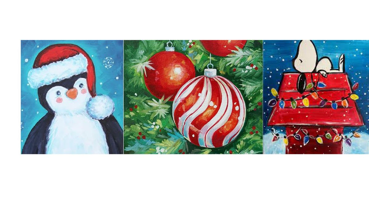 Holiday Paint & Sip! Create Your Own Masterpiece 