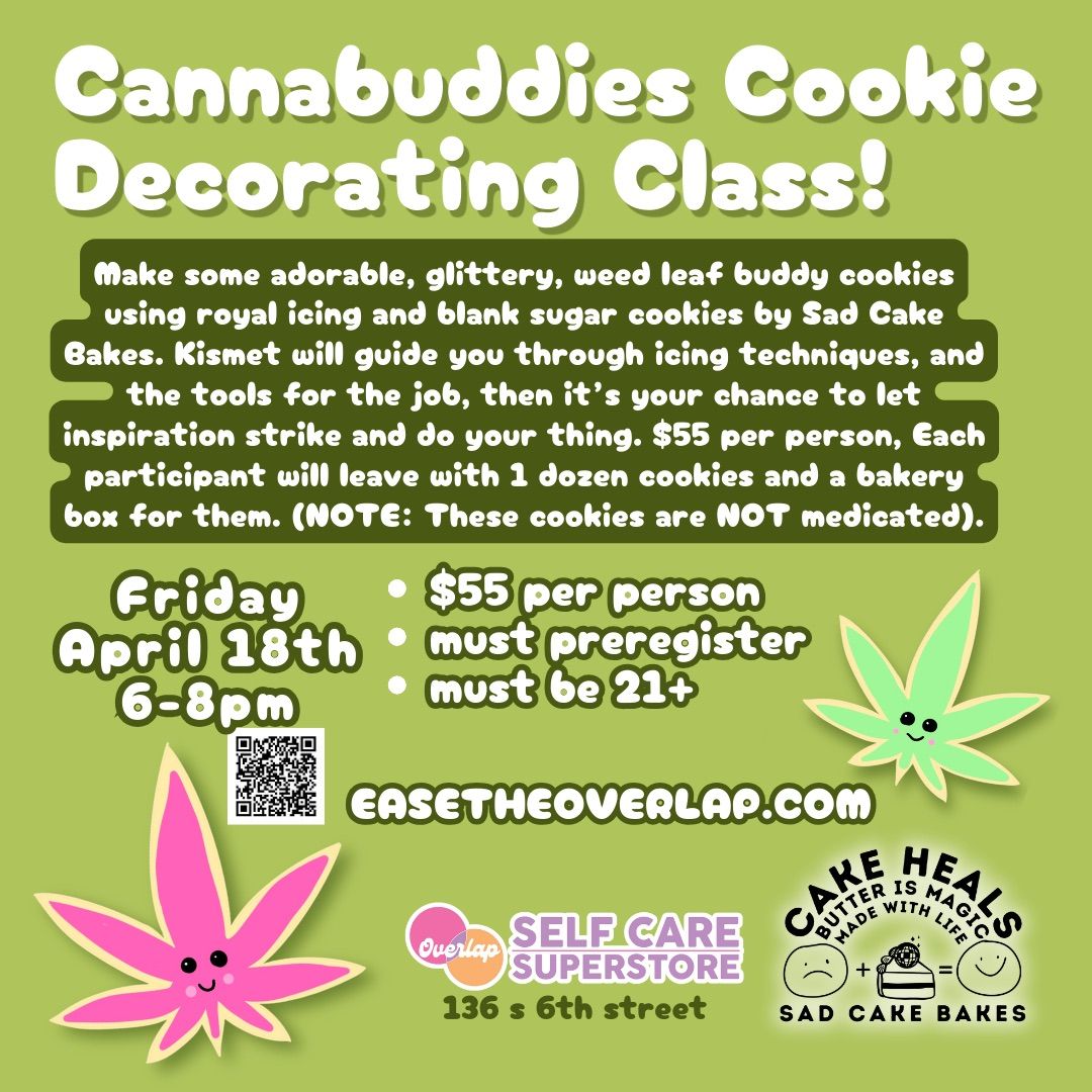 Cannabuddies Cookie Decorating Class!