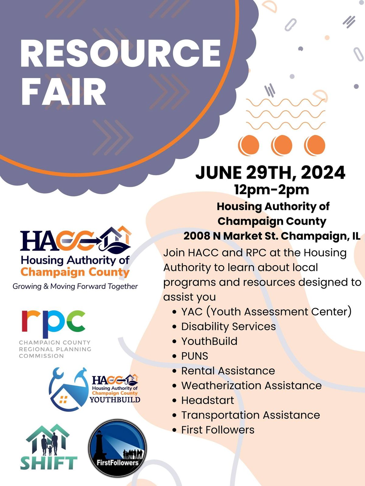 HACC & RPC Resource Fair
