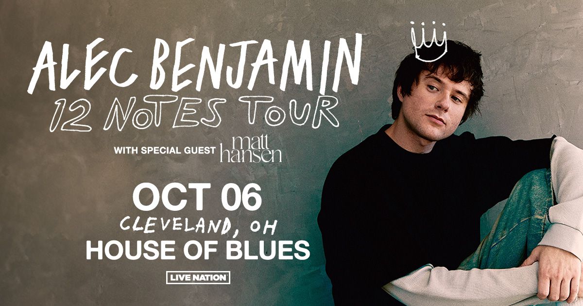 Alec Benjamin: 12 Notes Tour